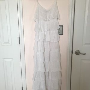 Boho Tiered Ruffle Maxi Dress